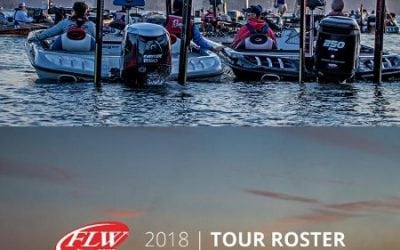 FLW ANNOUNCES 2018 FLW TOUR PRO ROSTER