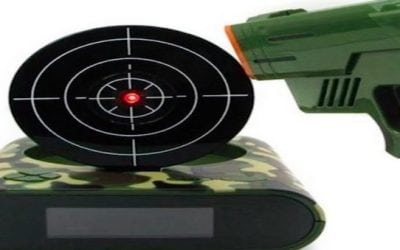 For the Gun Owner Who Has Everything: The Pistol Alarm Clock