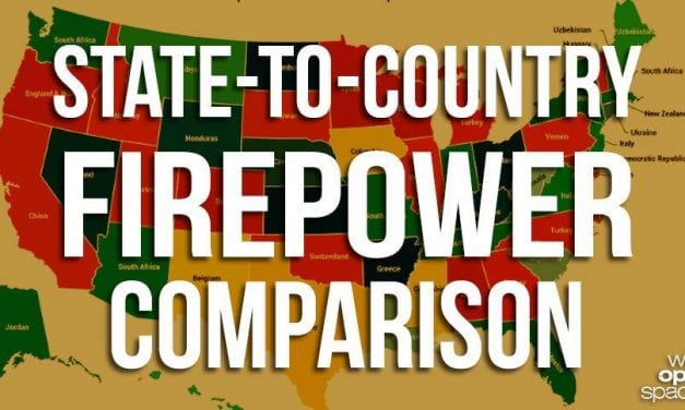 Gun Ownership Infographic Compares Each State to a Foreign Country