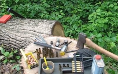 Reloading .45-70 Cartridges Out in the Field