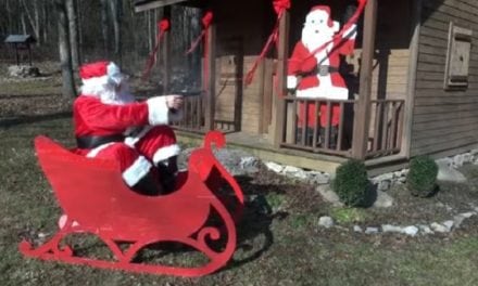 Santa Claus Plays Jingle Bells with the Good Ole 1911 Pistol