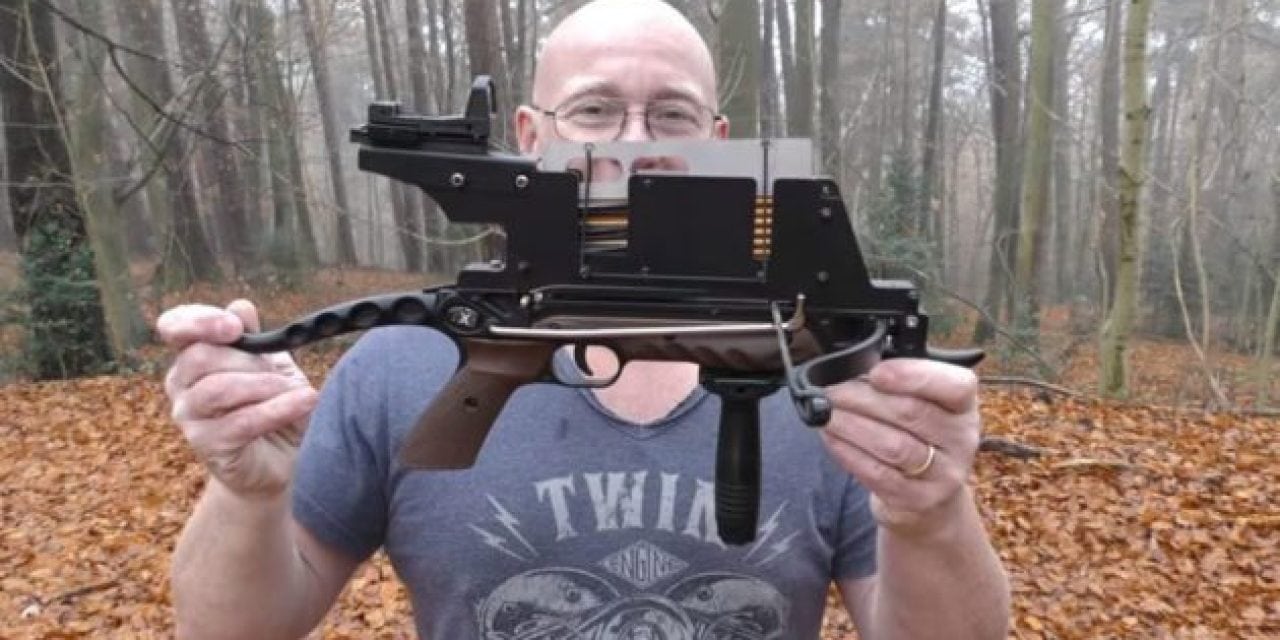 Video: Check Out This 10-Shot Pistol Crossbow Modification
