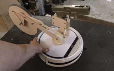Video: The Slingshot Channel Guy Just Weaponized a Robot Vacuum Cleaner