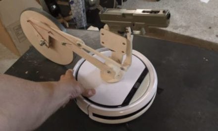 Video: The Slingshot Channel Guy Just Weaponized a Robot Vacuum Cleaner