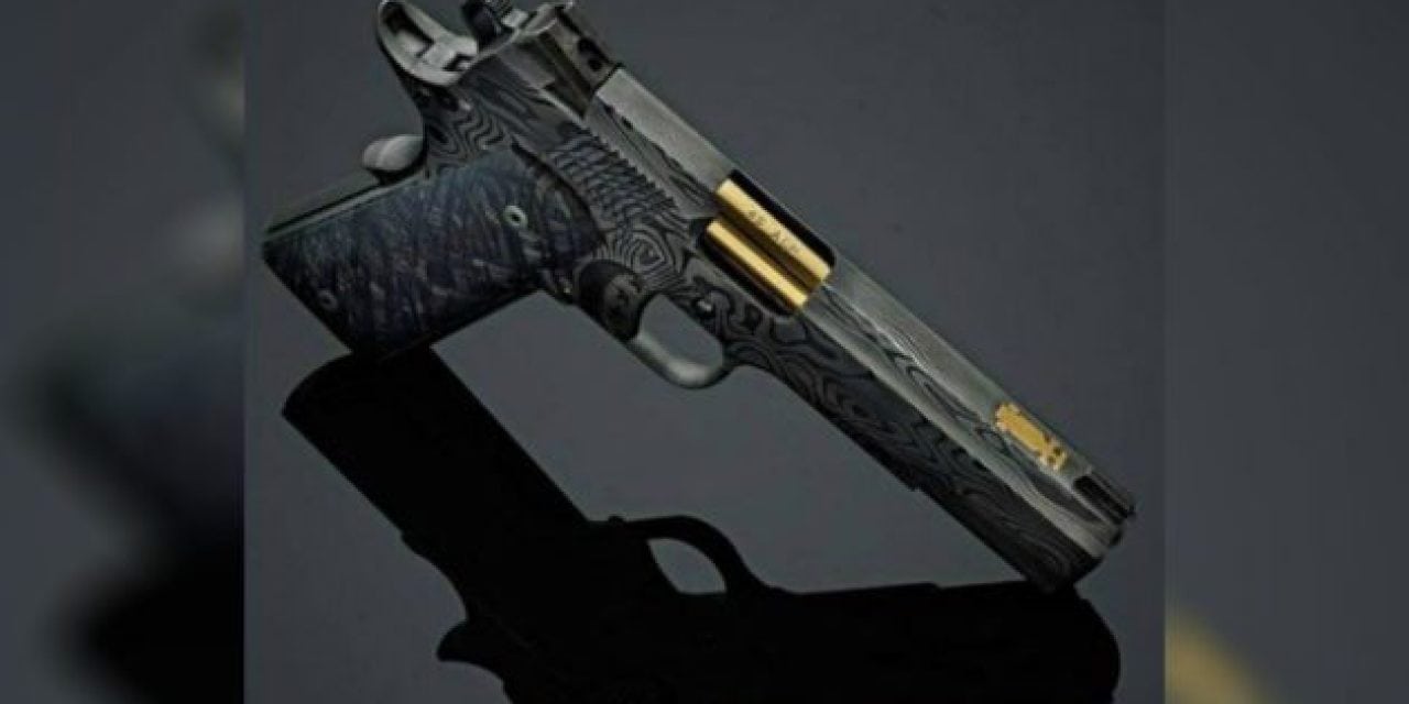 Cabot Unveils Matching Left and Right 1911s Made Completely of Damascus