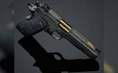 Cabot Unveils Matching Left and Right 1911s Made Completely of Damascus