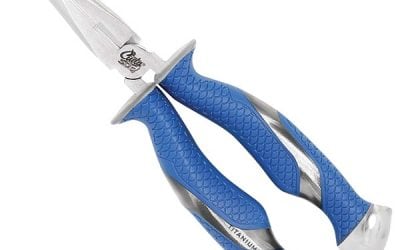 CUDA 8 1/2″ Titanium Bonded Bent Needle Nose Pliers