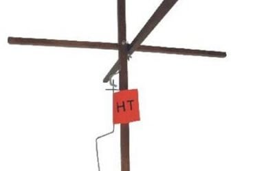 HT Frontier Wood Tip-up 1500′ Spool with Drag