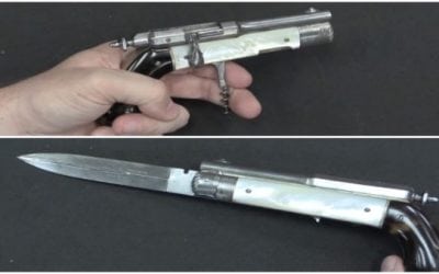 This Old School Knife/Pistol/Corkscrew Will Do the Trick