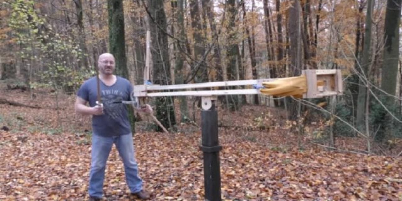 This Slingshot Shoots Swords