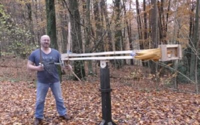 This Slingshot Shoots Swords