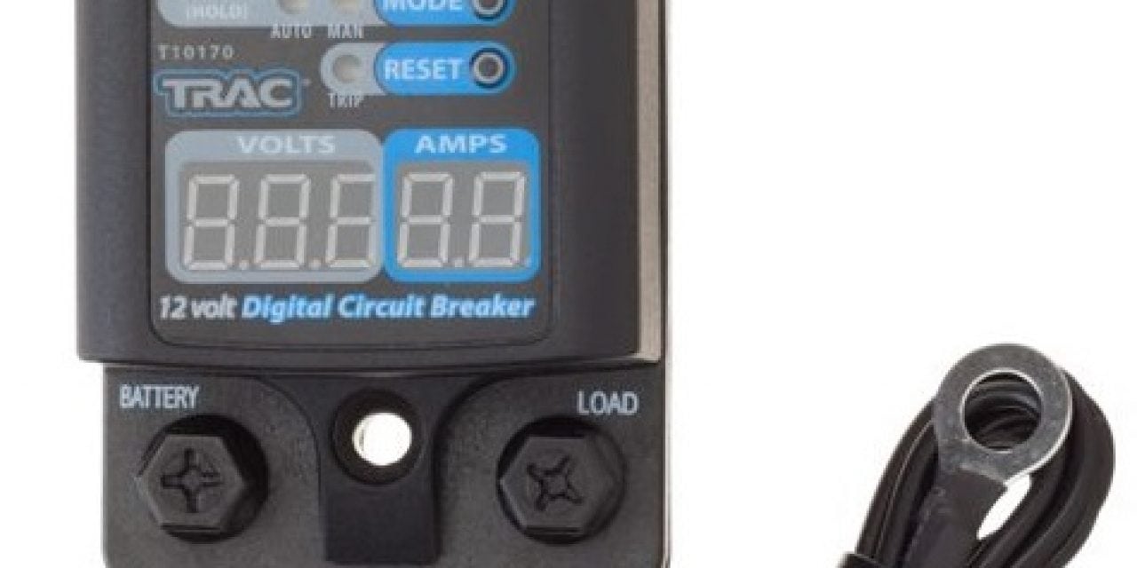 TRAC 12v Digital Circuit Breakers with Display