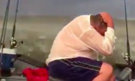 Video: Fishermen Get a Lesson in Sitting Out a Hailstorm