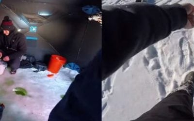 Video: Jon B Fools Viewer with Classic Ice Fishing Prank