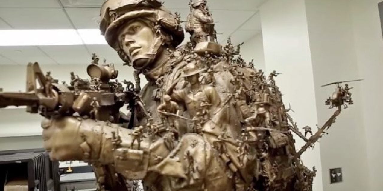 Video: You Need to See the “At Their Core” Fighting Marines Sculpture