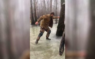 Walking Uphill on Ice to Retrieve Your Shotgun Like…