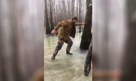 Walking Uphill on Ice to Retrieve Your Shotgun Like…
