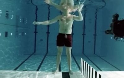 Watch as This Man Fires a Machine Gun at Himself Underwater