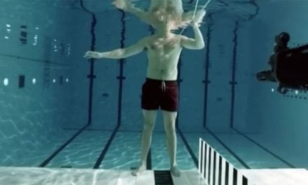 Watch as This Man Fires a Machine Gun at Himself Underwater