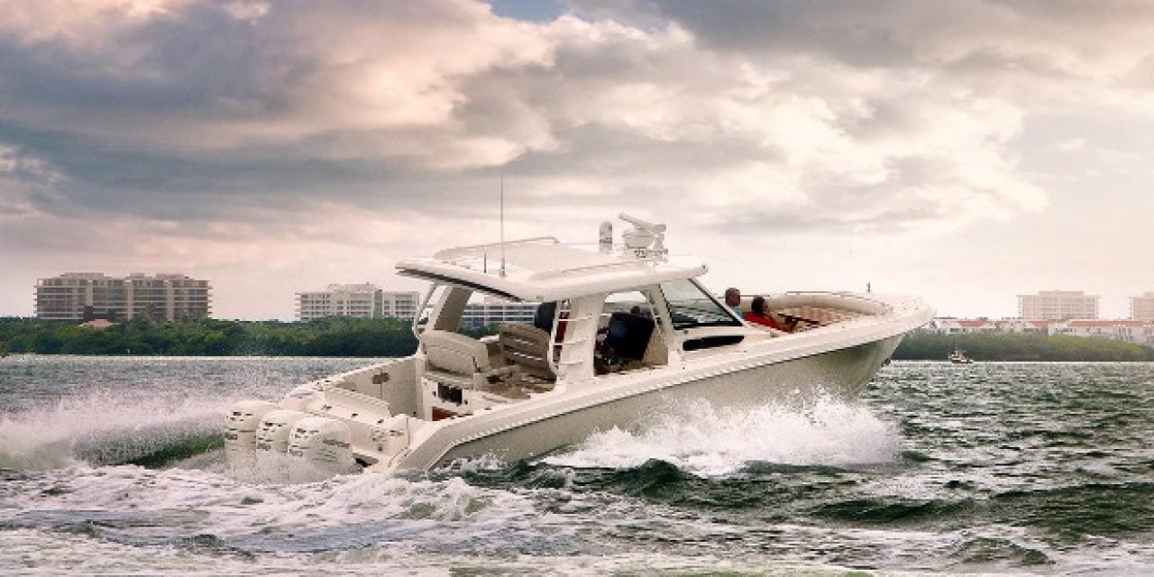 350 Realm From Whaler, A Miami Boat Show Winner