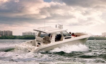 350 Realm From Whaler, A Miami Boat Show Winner