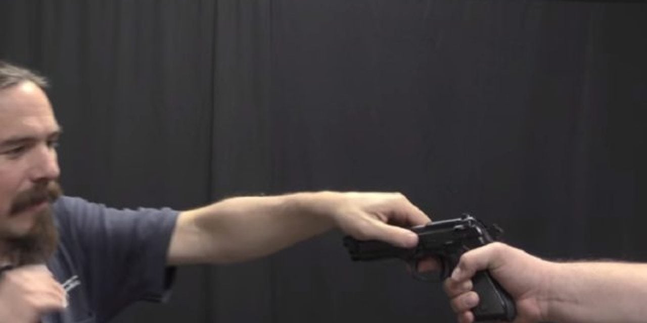 Ian From Forgotten Weapons Tries Out a Jet Li Hollywood Beretta Pistol Maneuver