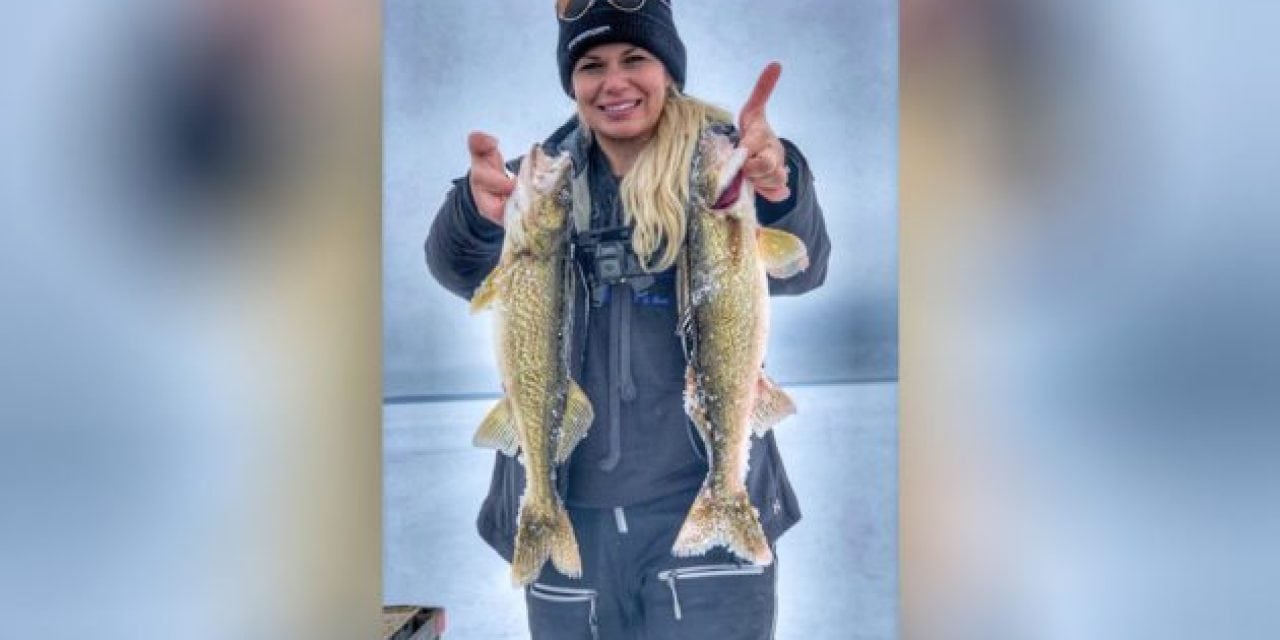 Meet Nicole Stone and Watch Her Pull 64 Walleyes Out of 1 Hole