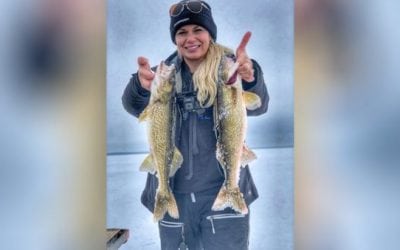 Meet Nicole Stone and Watch Her Pull 64 Walleyes Out of 1 Hole