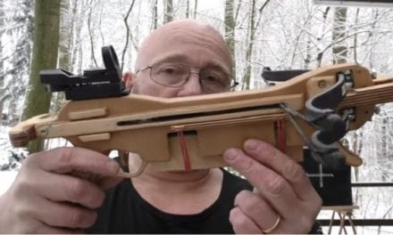 Video: The Slingshot Channel Guy Built a Repeating, Double-Limb Crossbow Pistol