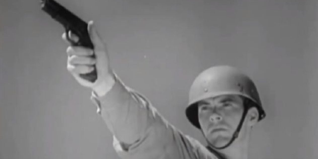You Have to See This Vintage Footage of the Famous 1911 Pistol