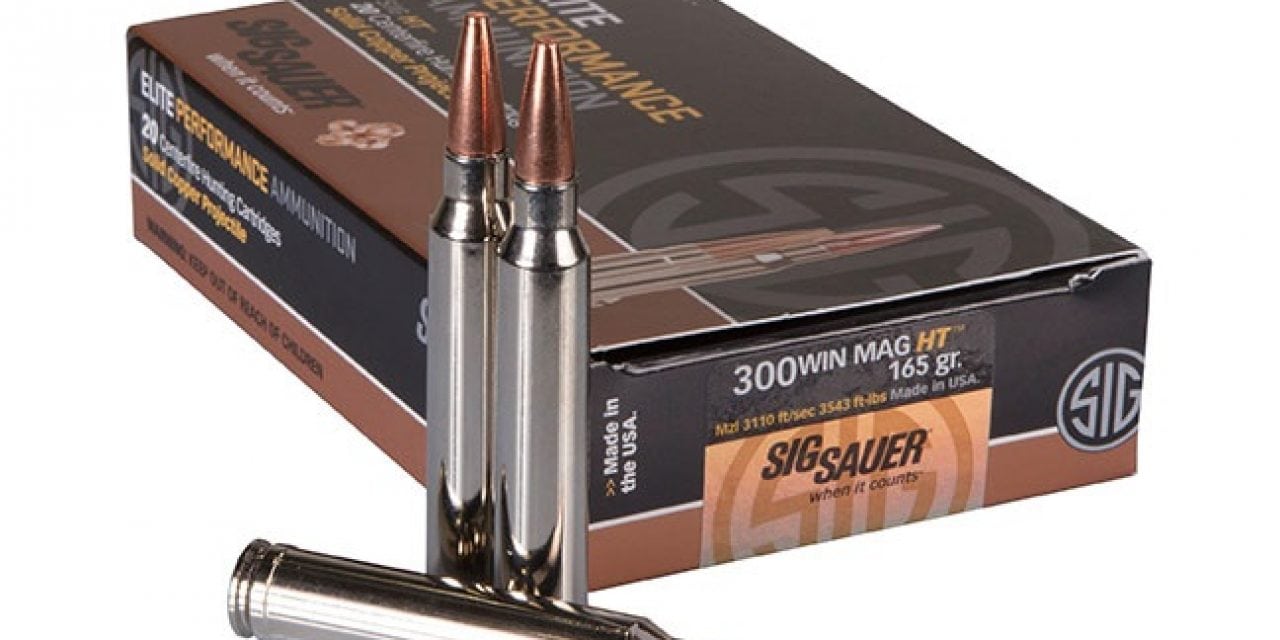 300 Win Mag SIG HT Hunting Ammunition From SIG SAUER