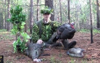 Archery Grand Slam Turkey Hunting with No Blind is a Sight to Behold