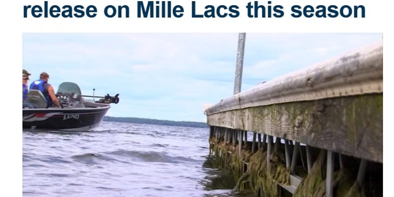 FOX 9: Mille Lacs Is Catch and Release Only