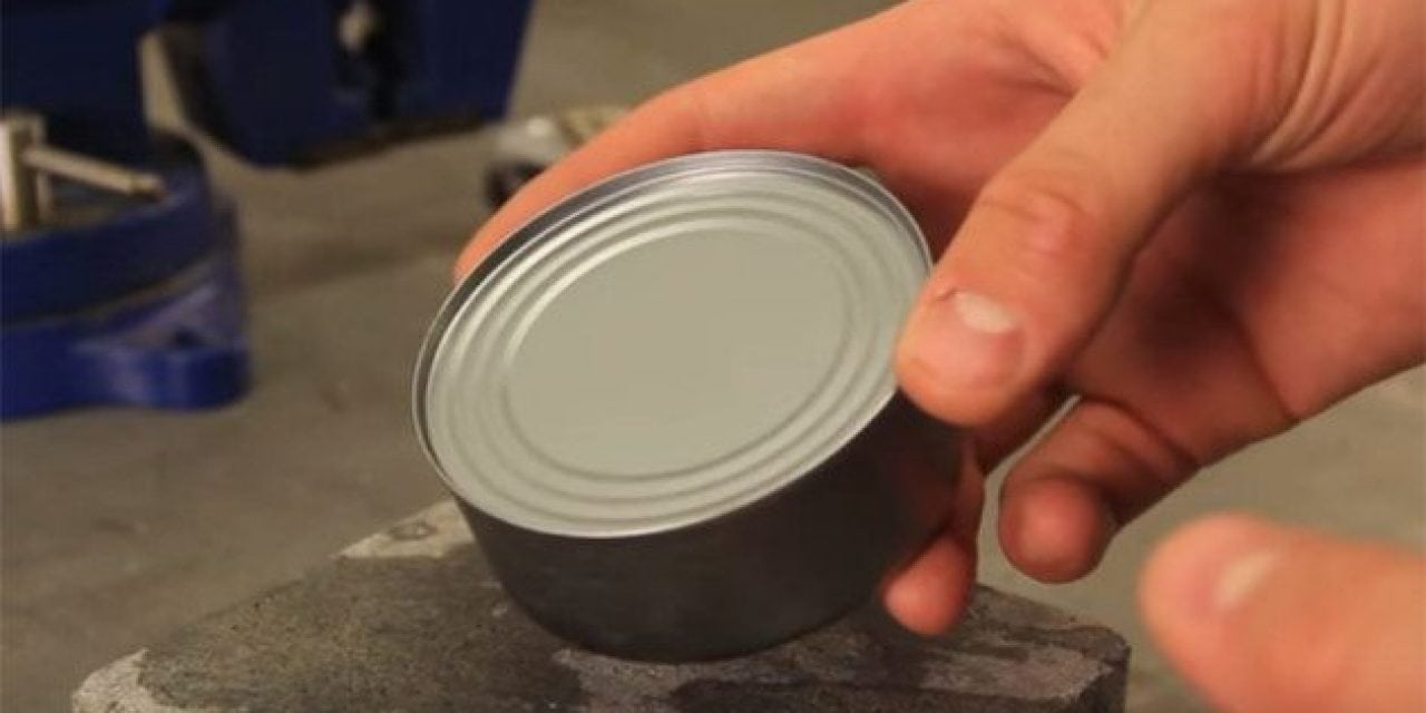 How to Open a Can without a Can Opener