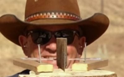 Is It Possible to Split Two Playings Cards with One Bullet?