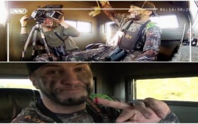 Luke Bryan Gets Pranked with a Sewer Rat in the Hunting Blind and It Gets Bloody