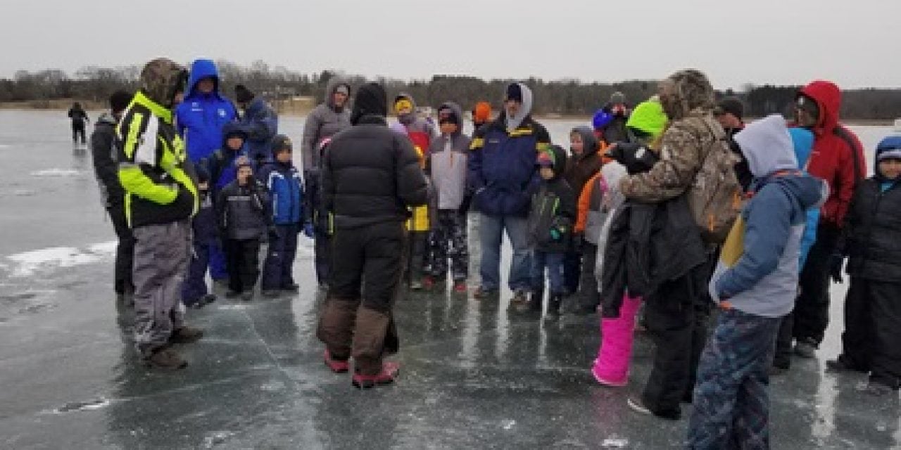 NPAA and FAF Support Scout Ice Fishing at Camp Oh-Da-Ko-Ta, Burlington, WI
