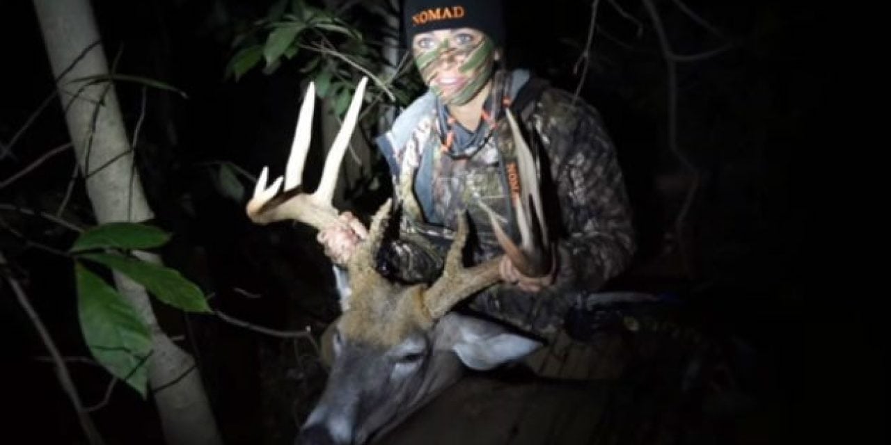 Video: Sarah Bowmar Arrows an Early-Season Ohio Monster Right at Last Light