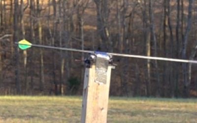 22plinkster Shoots a Bullet Through an Arrow