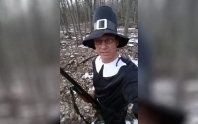 Did This ‘Pilgrim’ Just Shoot a Turkey without Camouflage?