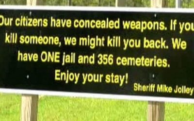 Epic Concealed Carry Sign Goes Viral