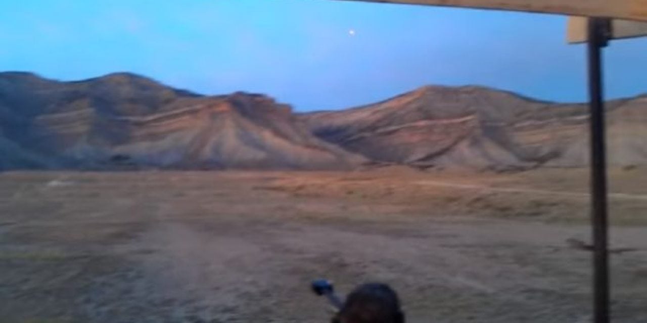 Fired .50 BMG Tracer Bullet Makes an Interesting Journey