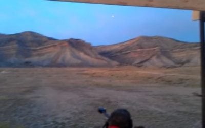 Fired .50 BMG Tracer Bullet Makes an Interesting Journey