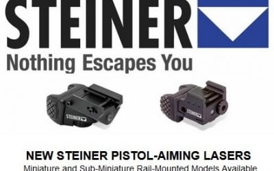 NEW STEINER PISTOL-AIMING LASERS