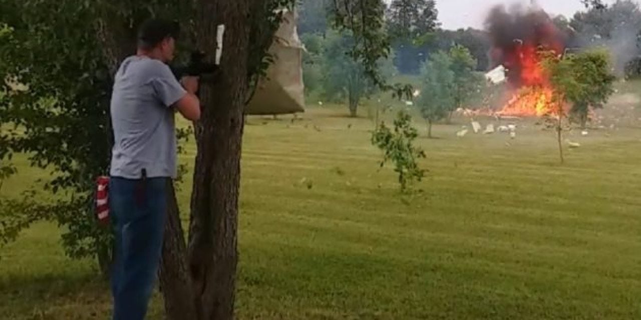 Remember When Shooting a Refrigerator Filled with Tannerite Went Wrong?
