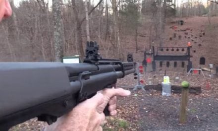 Slug Shooting From a Keltec KSG-25 Shotgun Looks Incredibly Fun