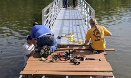 USA, Union Volunteers Renovate Wolftever Creek Boat Ramp