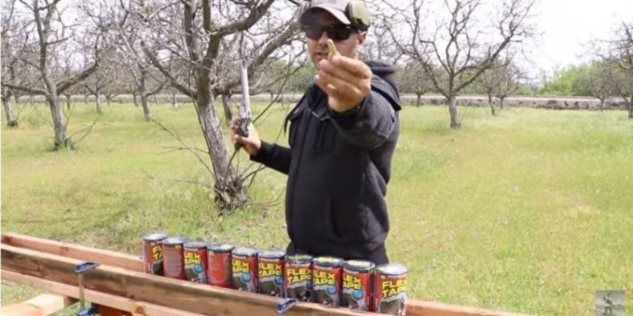 Video: Can Rolls of Flex Tape Actually Stop a Bullet?