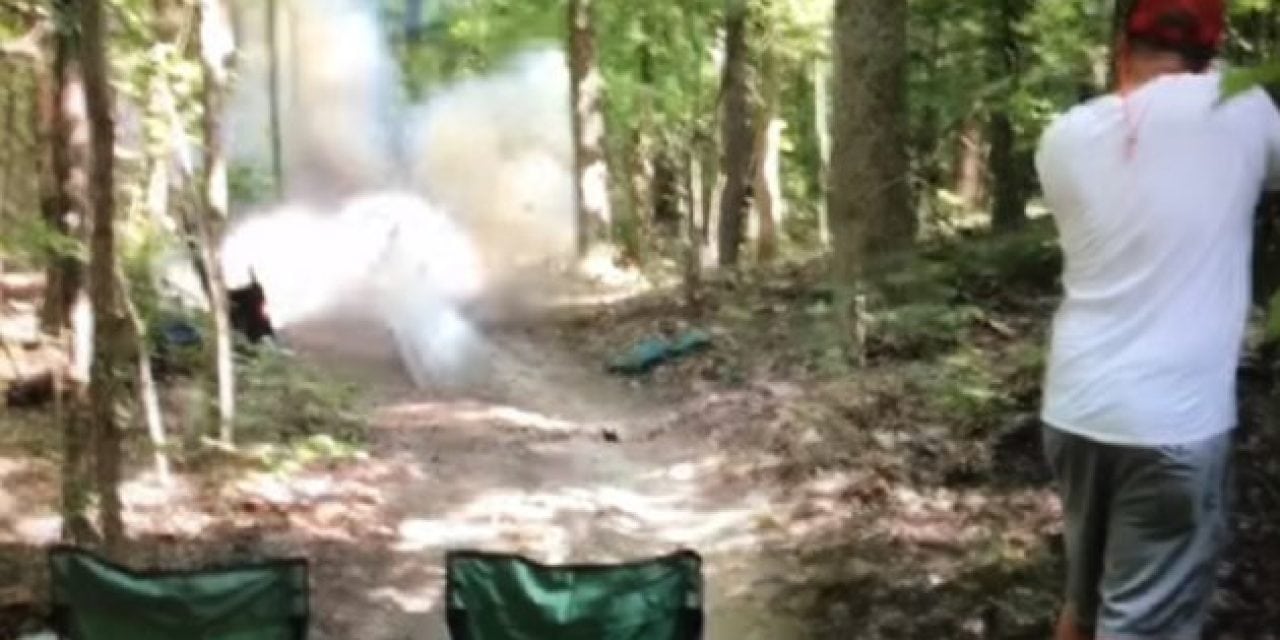 Video: Tannerite Shooting Gone Wrong