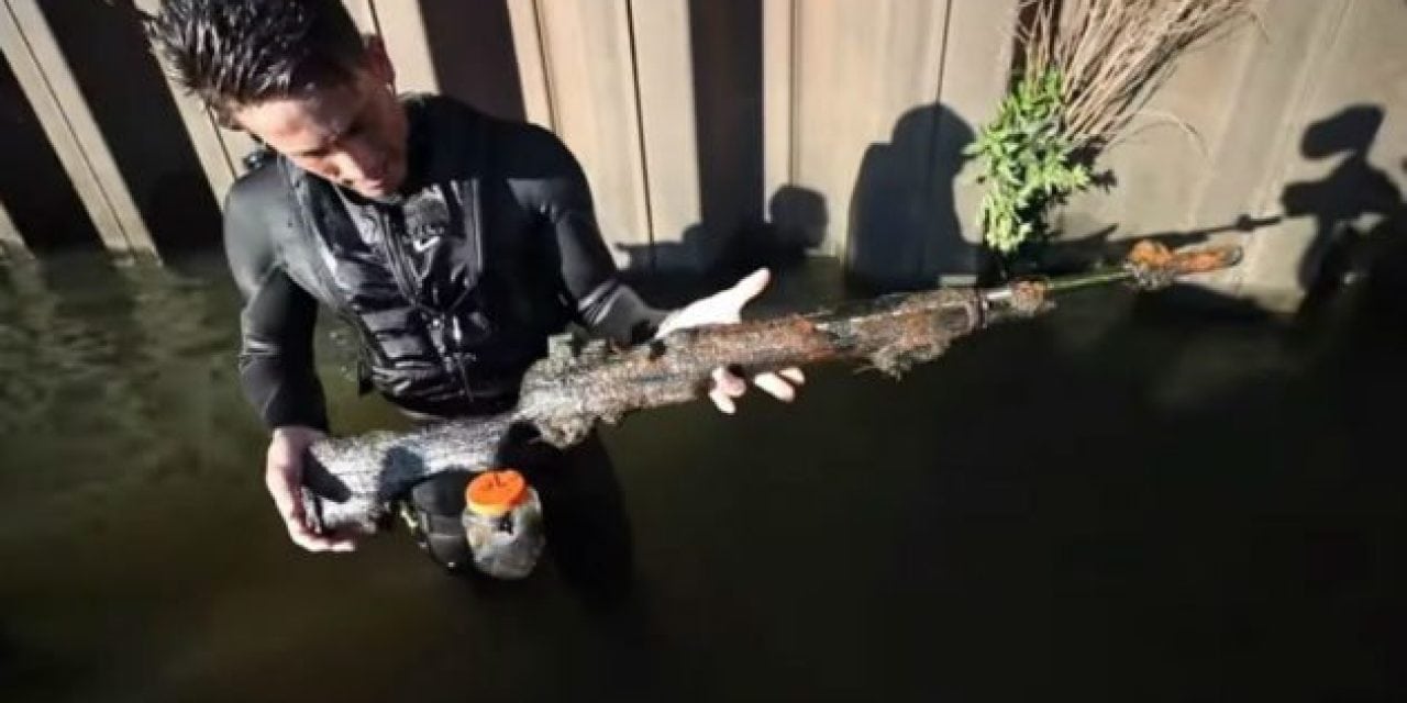 Video: Watch These Scuba Divers Find a Long-Lost Rifle in a Georgia River